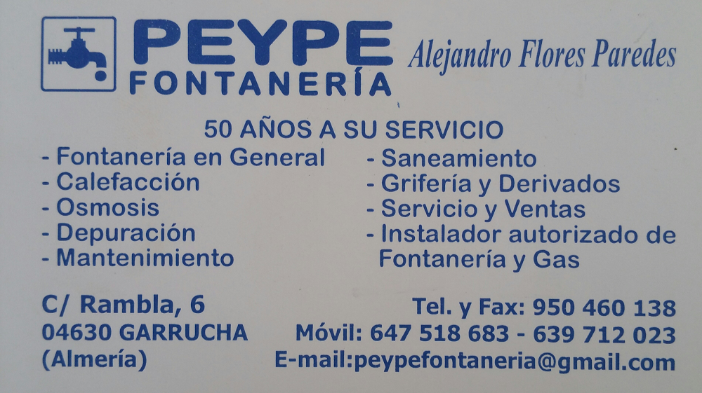 PEYPE FONTANERIA — Fotos 1